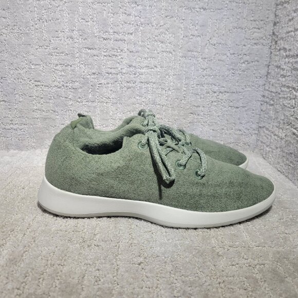 Allbirds Mizzles Men's Size US 11 Thunder Green Merino Wool Runner Sneakers - Picture 5 of 8